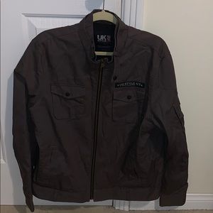 Grey Cargo Jacket